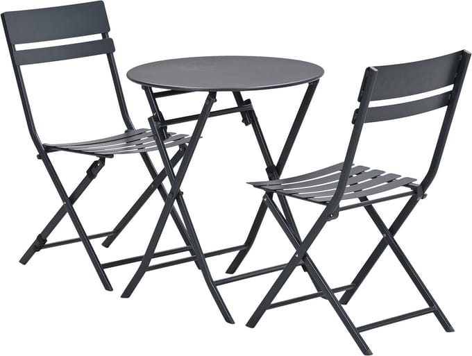 Garden Impressions Alfa – balkonset 3-delig – carbon black