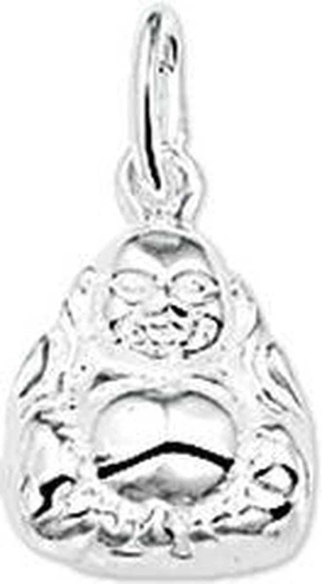 hanger boeddha zilver gerhodineerd