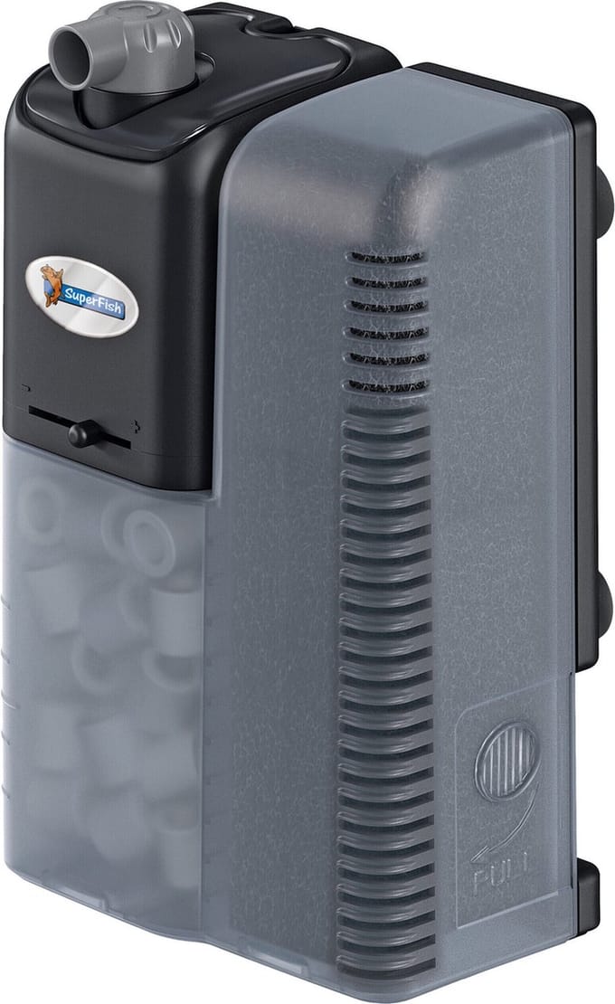 Superfish AquaFlow XL Biofilter - Aquariumfilter - 500 L/H -10 x 15 x 23 cm