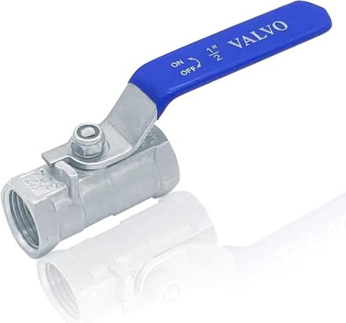 Mini Kogelkraan Binnendraad 1/2 inch van Roestvrij Staal