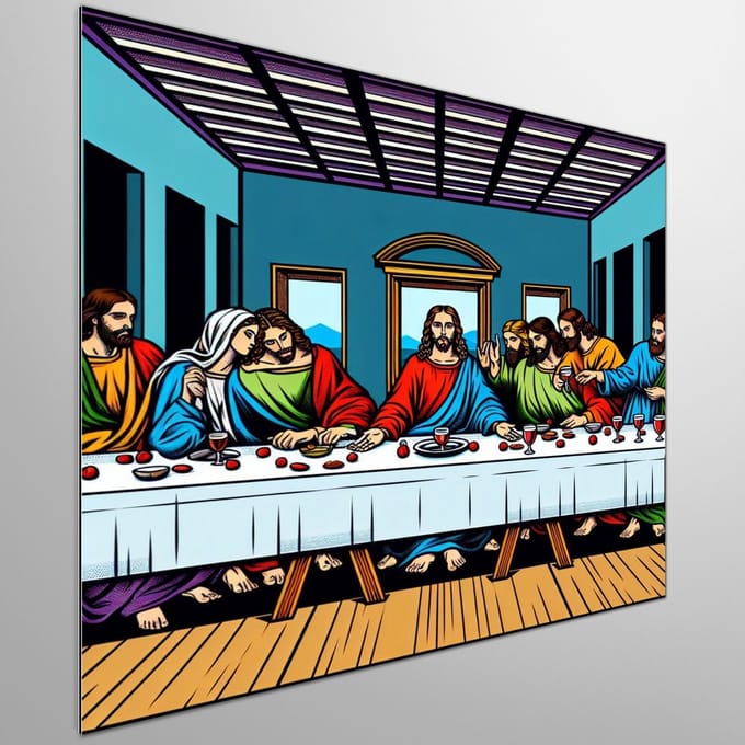 Kunstprint | Wanddecoratie | Dibond | 20 × 20 cm