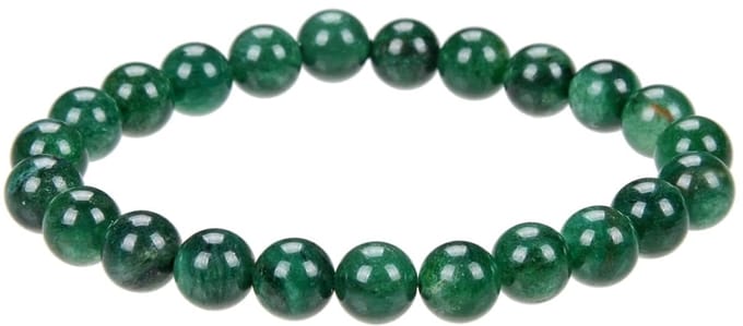 Armband Aventurijn donker groen 8 mm