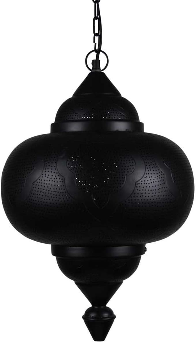 Safaary - Arabische Hanglamp Ines Zwart Goud Ø 33 x 52cm