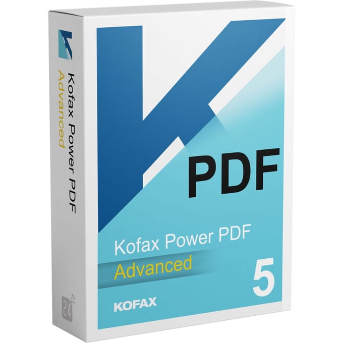 Kofax Power PDF Advanced 5 VLA (for Enterprise) 5 - 24 Gebruiker(s)