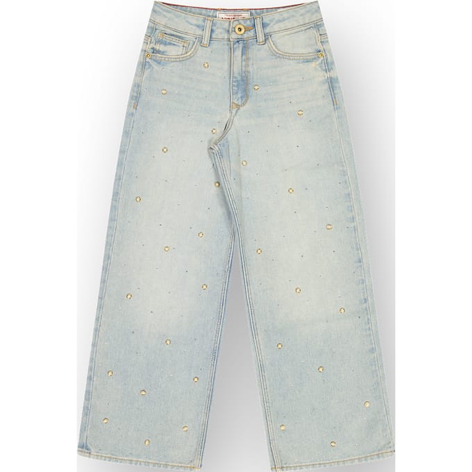Meisjes Extra wide leg Jeans Cassie Pearl