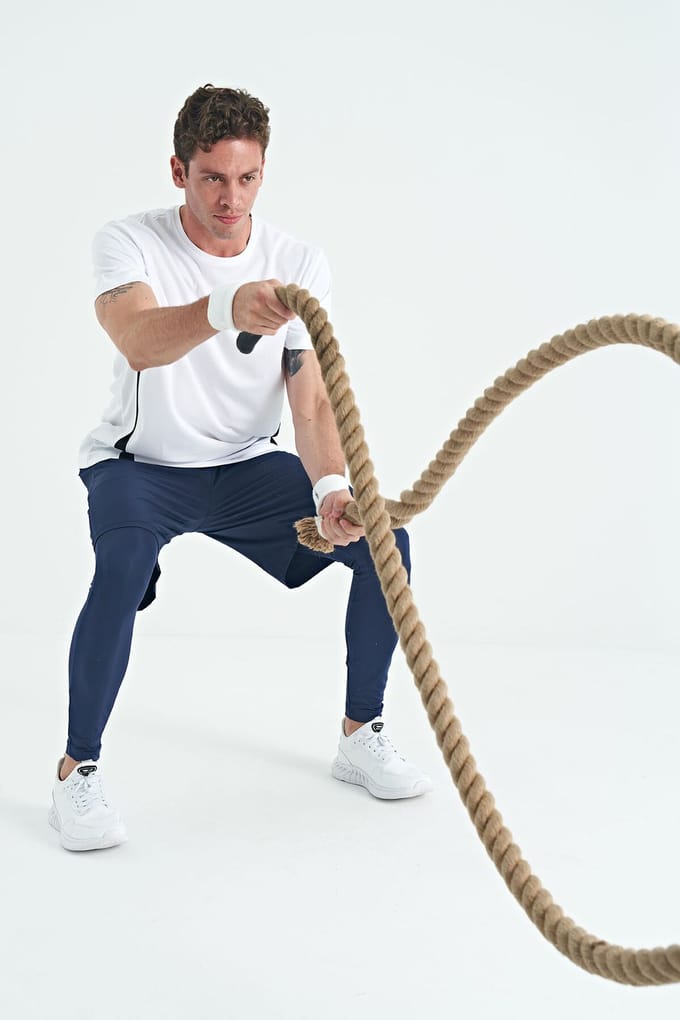 Heren Skinny Breibroek voor Actieve Beweging