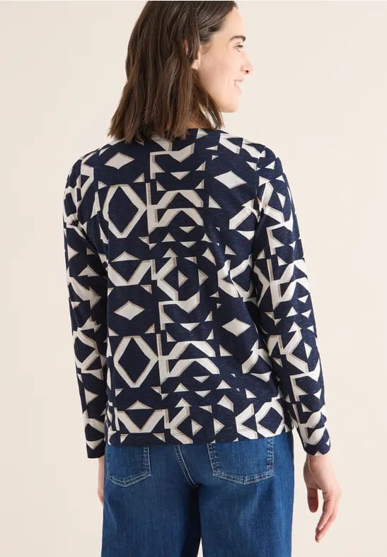 Shirt met boothals