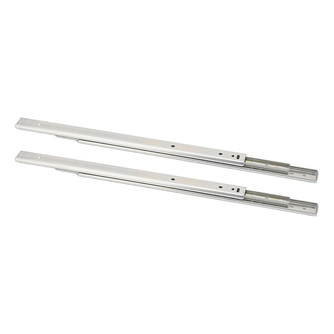 2 stuks 200 mm ladegeleider 27 mm breedte 3-voudig volledig uittrekbaar koudgewalst staal dubbellaags kogel