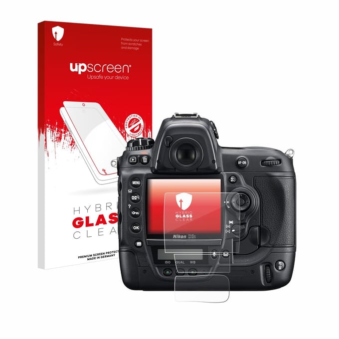 upscreen - Screenprotector voor Nikon D3S - Folie Beschermfolie Beschermglas transparant