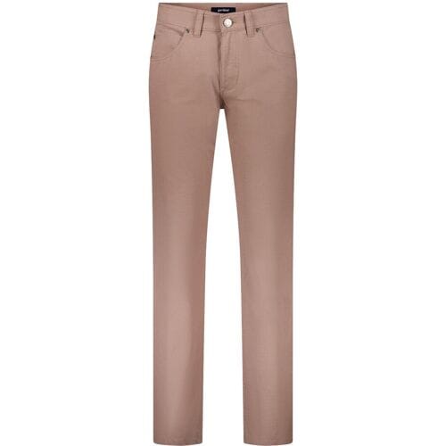 Gardeur Broek Bill Luxury Comfort Subtle Texture Pattern Business Hero Donker Beige / male