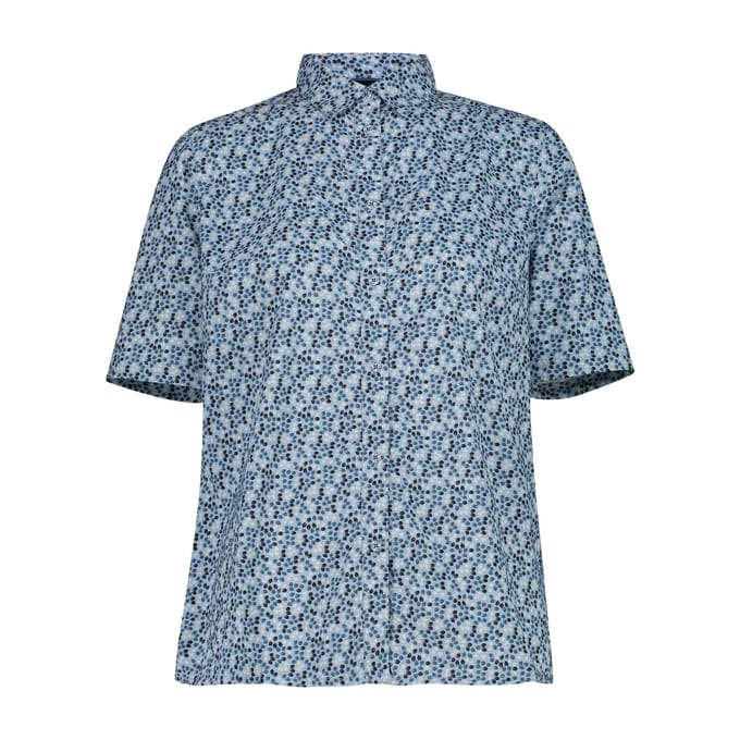 Stretch T-Shirt Met Volledige Print En 3/4 Mouwen Dames CMP