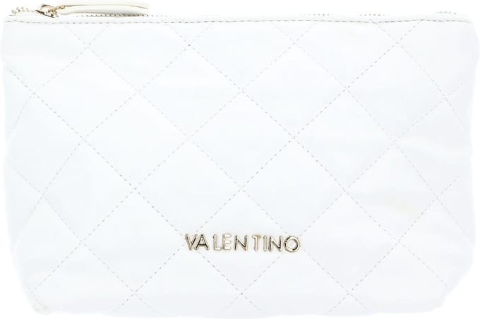 VALENTINO Toilettas Ocarina Soft Cosmetic Case Bianco Wit