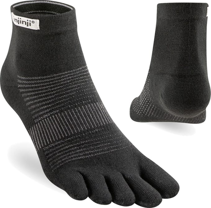 Injinji Run Original Weight Mini-Crew - Zwart - 44-47