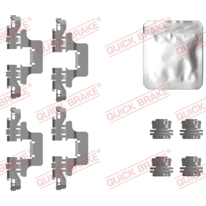 Toebehorenset, schijfremblok QUICK BRAKE 109-0128