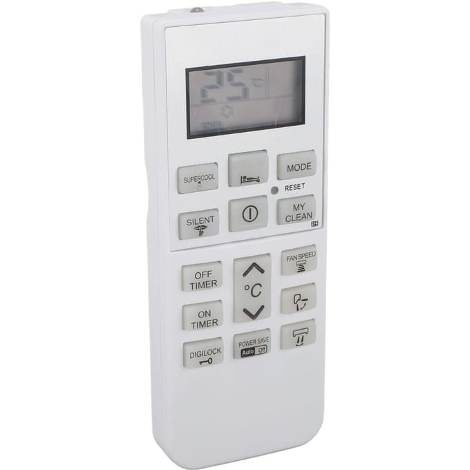 Télécommande de climatiseur Compacte Portable AC Télécommande pour RAU412KWEAB RAU318KWEAB white