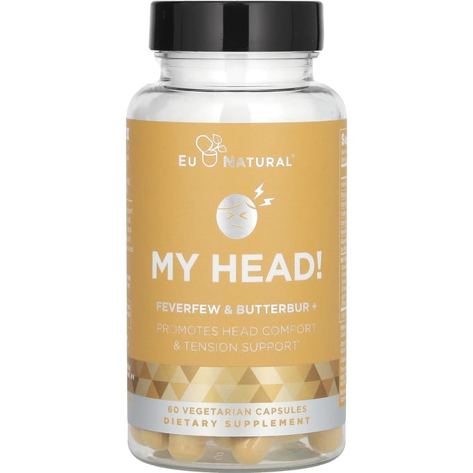 Eu Natural, Mijn Hoofd, Moederkruid & Hoefblad, 60 Plantaardige Capsules