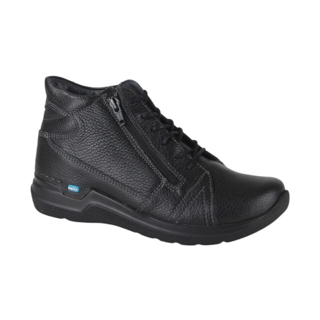 Wolky Why Dames Veterschoen - 0660671-000 Zwart - Maat 41