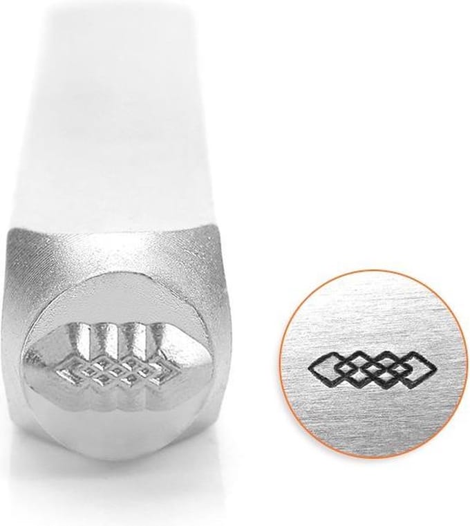 Slagstempel Diamantketen | Hoogte 6mm