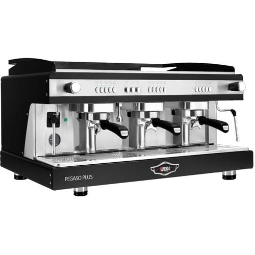 WEGA Pegaso Plus Espressomachine / Pistonmachine - 3 groepen - met melkopschuimer & heet water