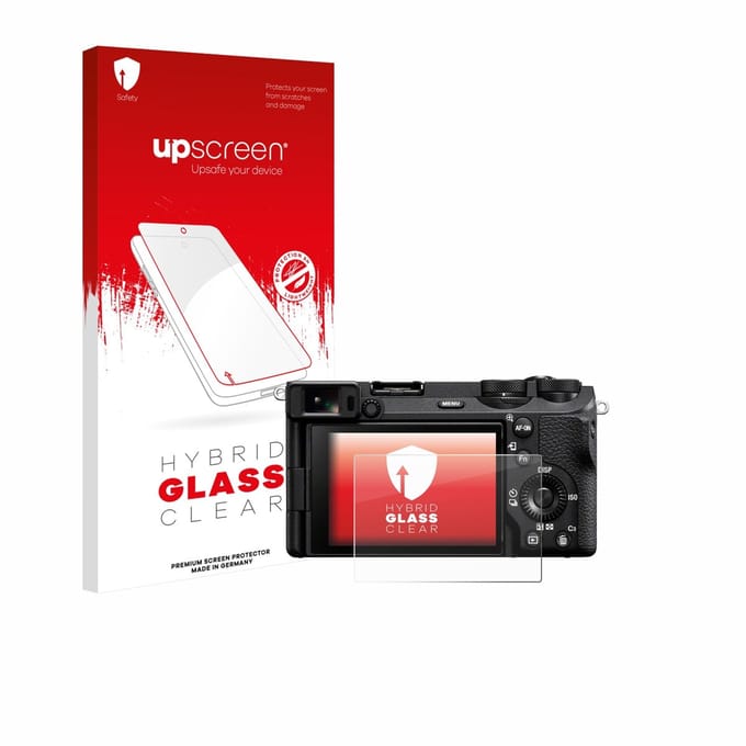 upscreen - Screenprotector voor Sony Alpha 6700 - Folie Beschermfolie Beschermglas transparant