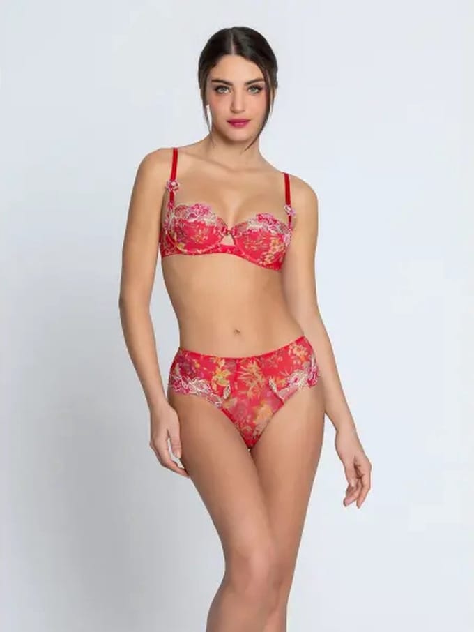 Lise Charmel Shorty foret rubis Rood L