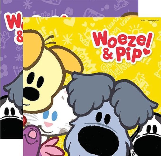 Folat - Servetten Woezel en Pip 20 stuks