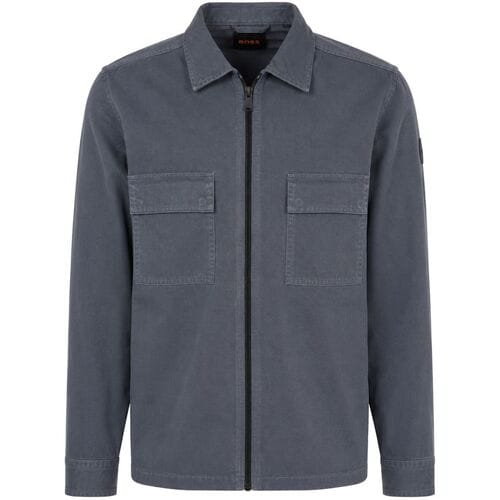 BOSS Overshirt Lorum Donkerblauw - Maat XL - Heren