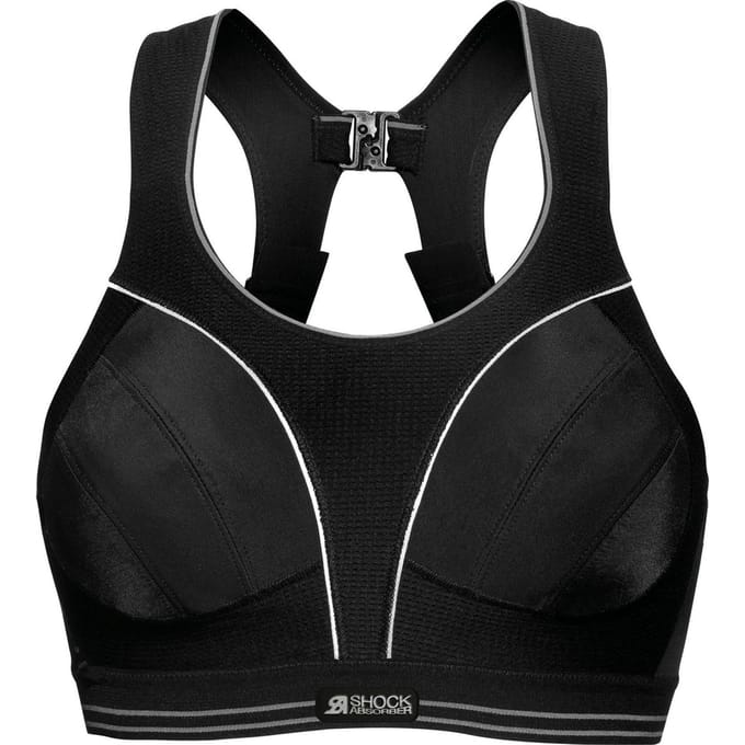 ShockAbsorber - maat 80E - Ultimate Run Bra - Sportbeha - Zwart / Silver