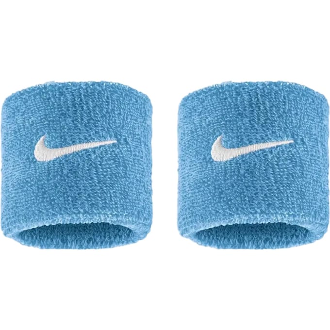 Nike Swoosh Classic 2er Pack Polsband Blauw K409
