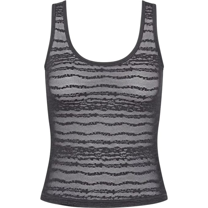 Sloggi Women FREE Evolve Tank Top Lace (1-pack) - dames singlet - zwart