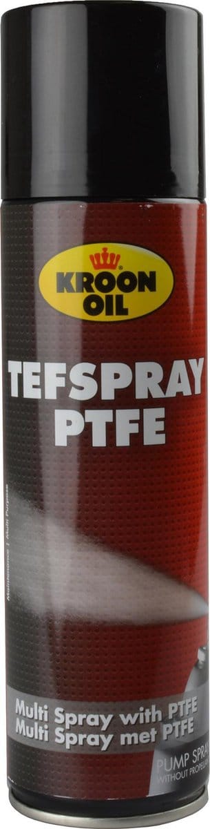Kroon-Oil Tefspray PTFE - Universeel Smeermiddel - 300ml - Transparant