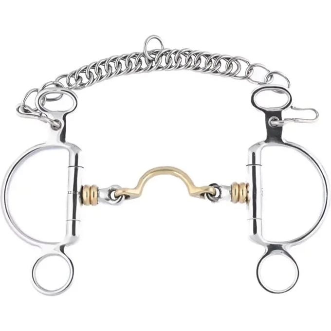 Bit met riemketting voor paard Jump'In Felipe