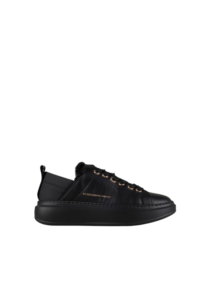 asbcwrw-0054-tbk Alexander Smith Vrouwen leder zwart