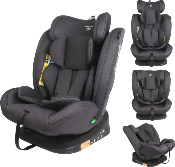 Bebies First Autostoel Groep 0/1/2/3 Entour I-Size Grijs