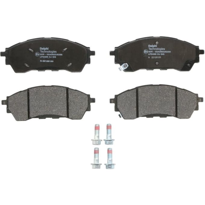 Remblokset DELPHI LP3495, voor