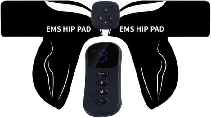 Billen Trainer - Heup Stimulator - Thuis Workout - 6 Programma's 18 Niveaus - 36.5 x 19.2 cm
