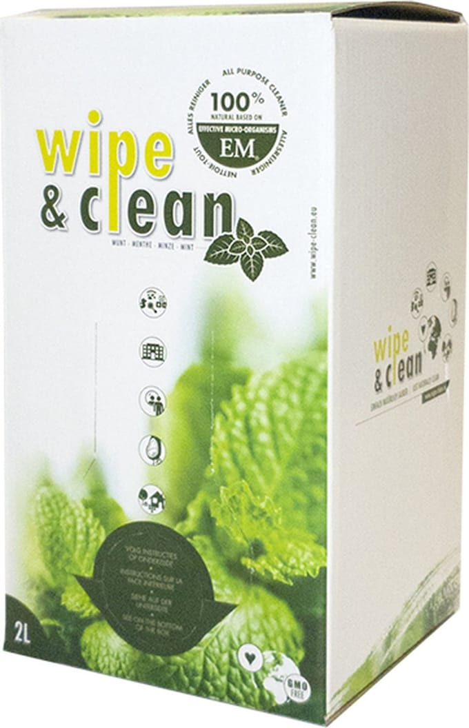 Reinigingsmiddel - Wipe & Clean - Mint - 2L Munt
