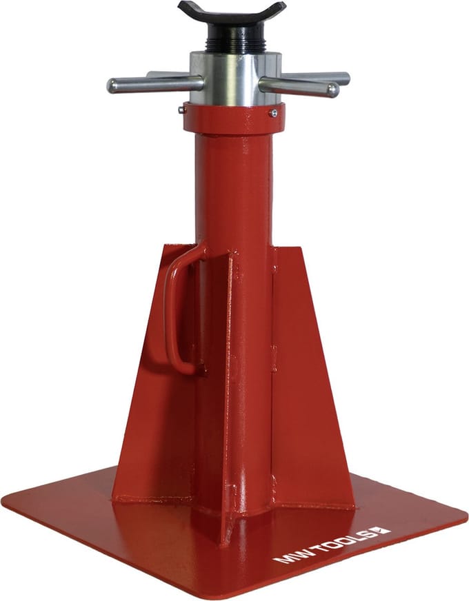 Professionele zware assteun 20T - schroefmodel - hoog MW Tools CAGS20THS