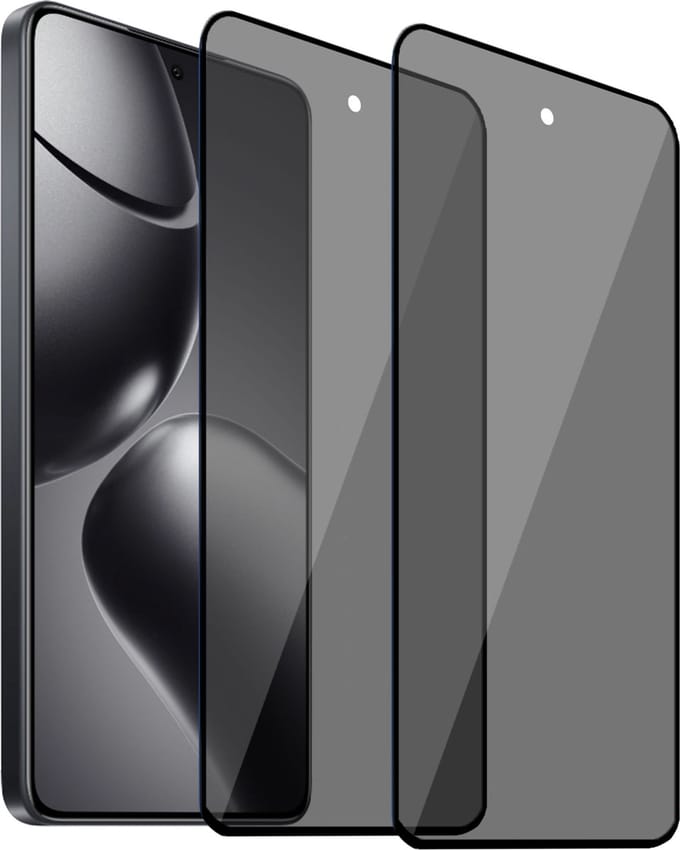 2x Geschikt voor Xiaomi 14T / 14T Pro - Privacy Screenprotector - Beschermglas - Privé GuardCover