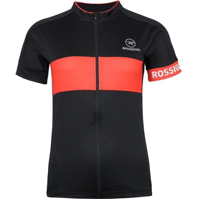 Rossignol Trui Heren Zwart/Rood Wielertop