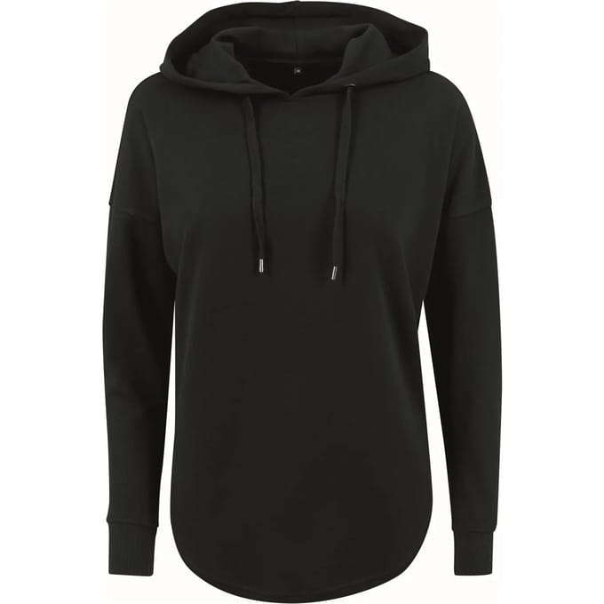 Build Your Brand - Oversized Dames Hoodie - Black maat S