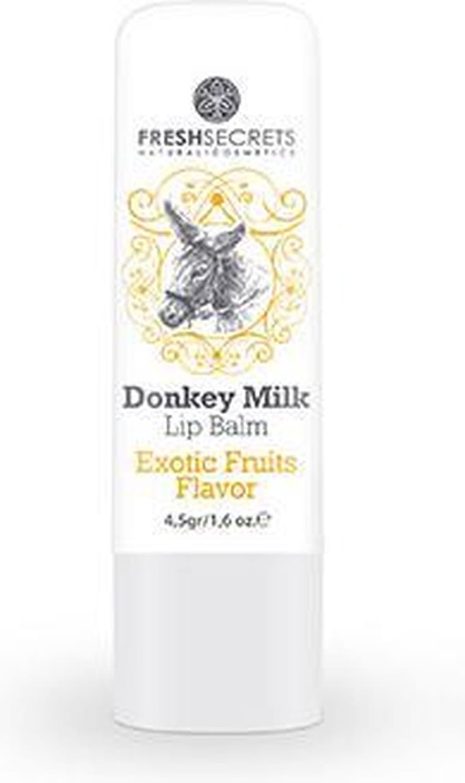 Fresh Secrets Lipbalsem *Ezelinnenmelk & Exotic fruit* 4.5g