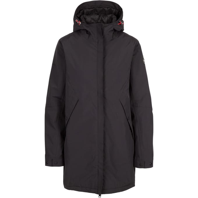Trespass Dames/Dames Overcast TP75 Waterdichte jas (Zwart)