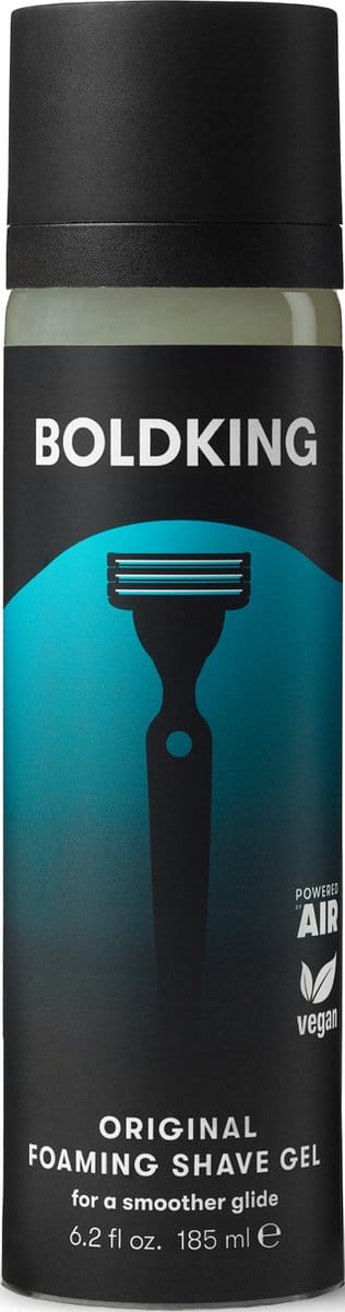 Boldking Original Shaving Gel - Scheerschuim Heren - Scheergel - Scheren Mannen & Vrouwen - 185ml