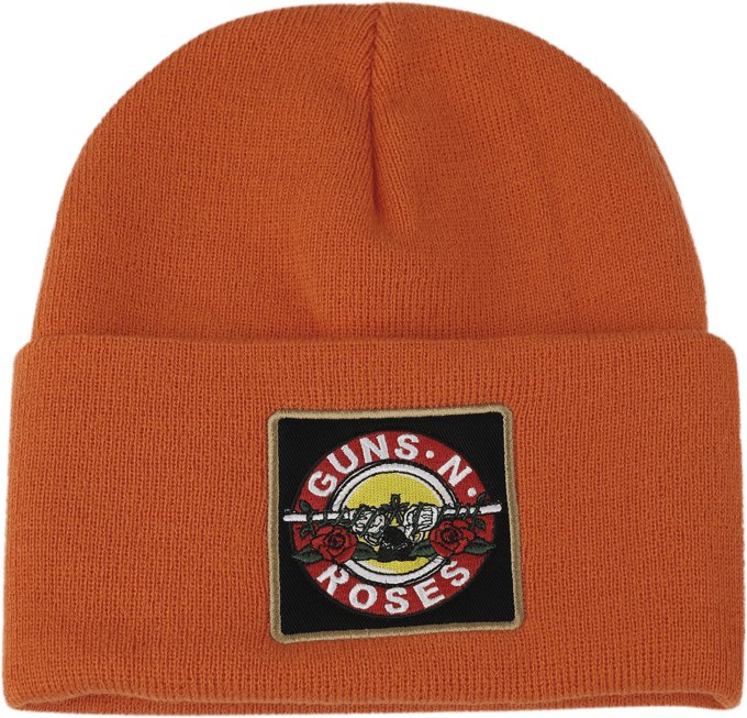 Guns N' Roses Beanie - Amplified Collection - Patch Beanie - oranje