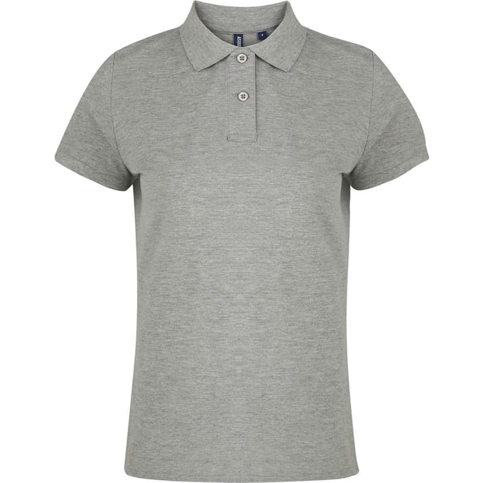 Asquith & Fox Dames/dames Poloshirt met korte mouwen en effen mouwen (Heide)