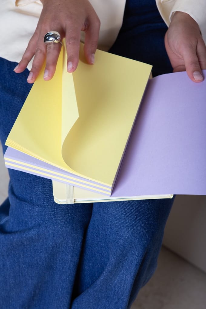 A-Journal - Notitieboek - Collage - Roze