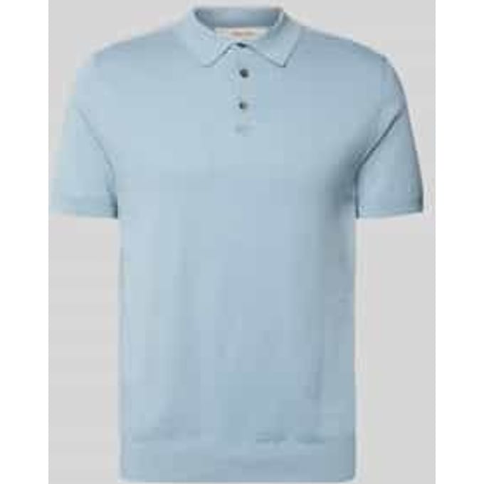 Regular fit Poloshirt van Mix van biologisch katoen Model 'BERG'