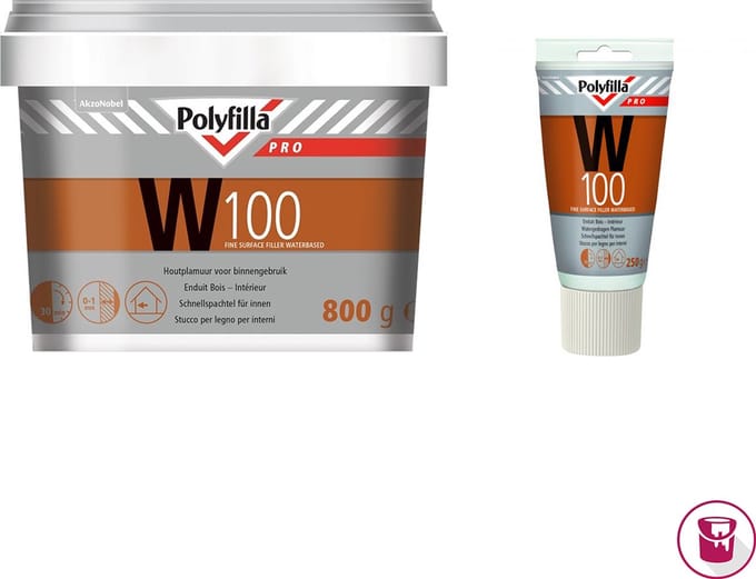 Polyfilla Pro W100 Watergedragen Plamuur - 800 gram