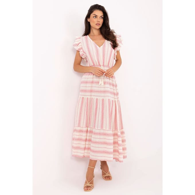 Meadow Whisper Dress - Roze / One Size